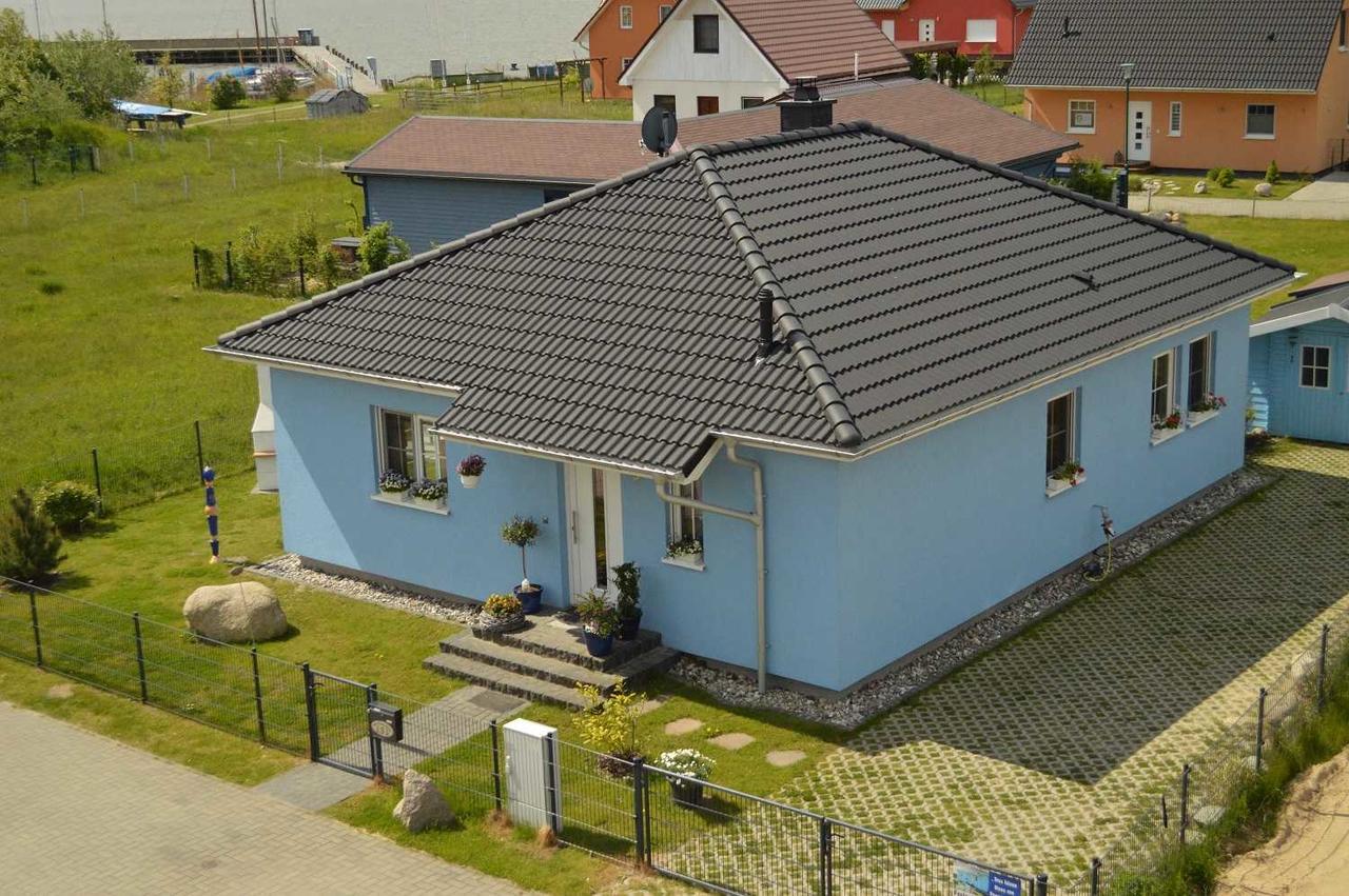 Fh Das Blaue Haus Am Peenestrom Peenemunde Exterior foto